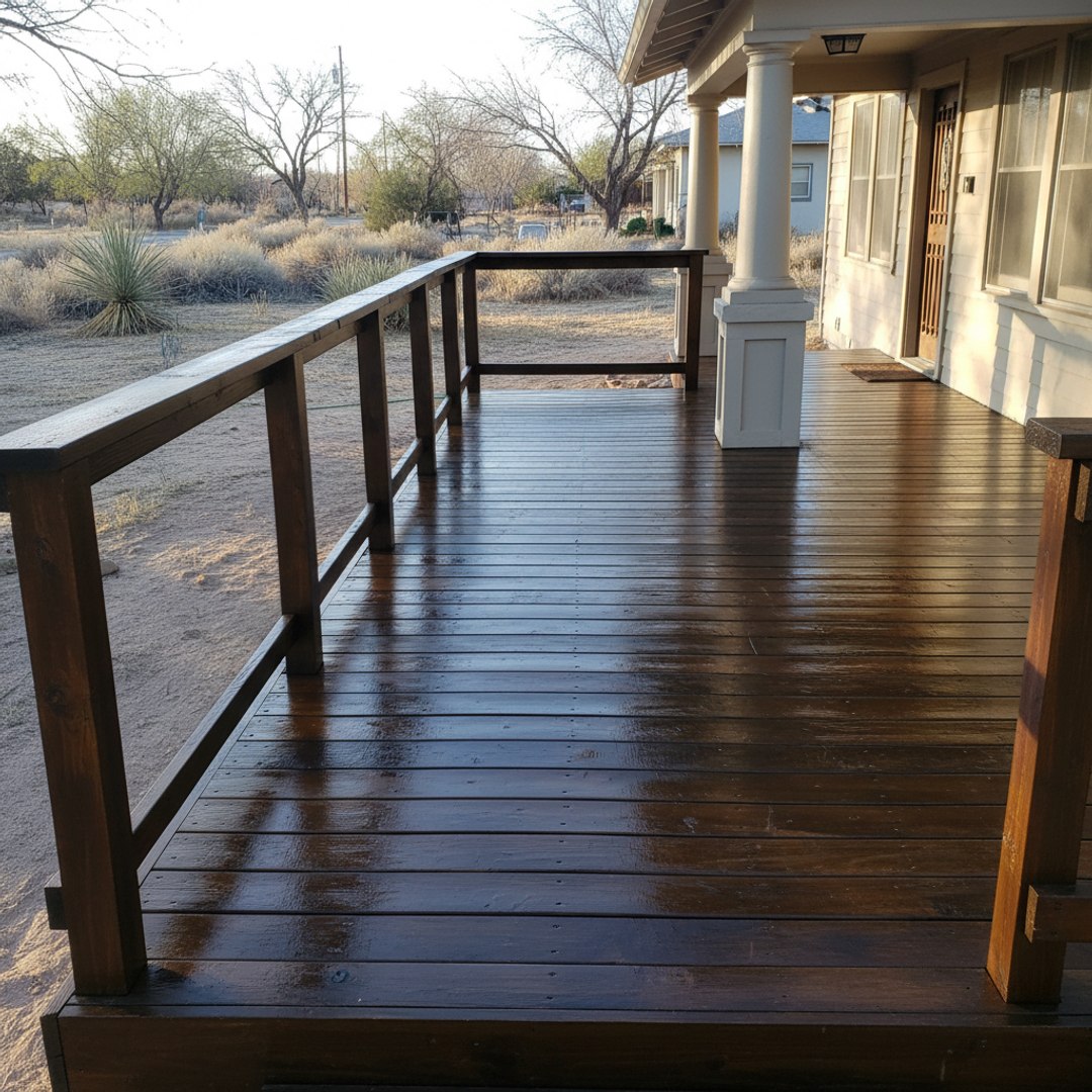 Composite Decking completed by Alpha Deck Solutions in Sunrise Manor, NV